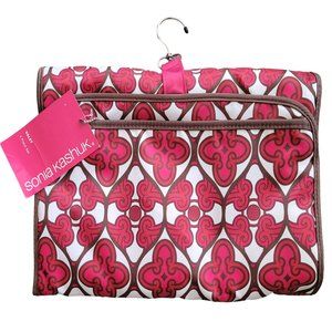 SONIA KASHUK Valet Hanging Travel Toiletry Organizer 4-Piece Set NEW!